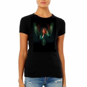1001_Black_1_T_Bird-2 Women’s 6004 Black Bird 9 T-shirt