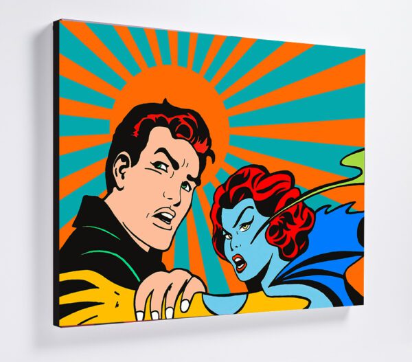 Interactions "No Don't" Canvas Print 76x61cm