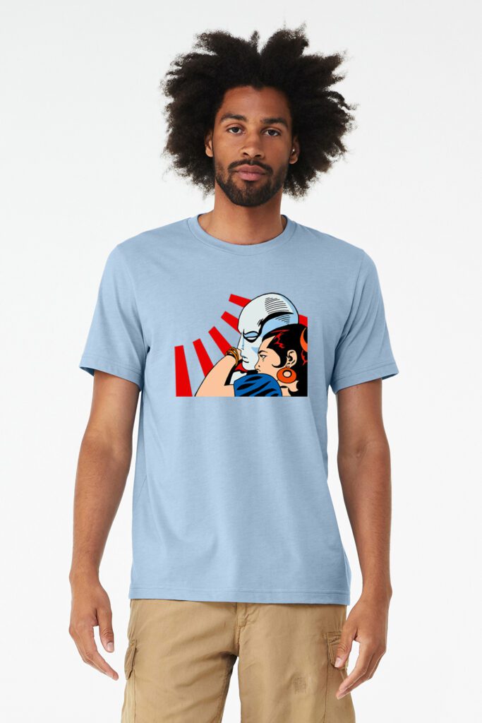 Men’s 3001 Baby blue Carry me T-shirt