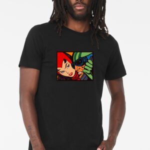 3001_Black_Whos that Men’s 3001 Black Who's that?  T-shirt