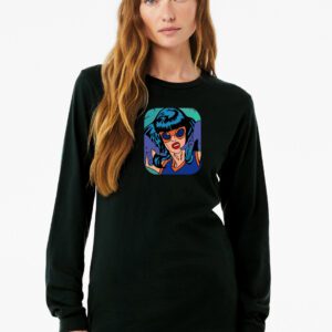 3501_Black_F_Nightshade Unisex 3501 Black Nightshade T-shirt