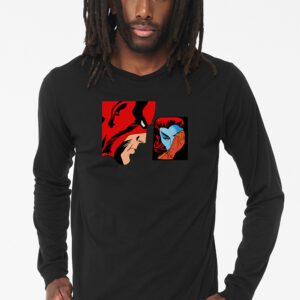 3501_Black_longsleeve_Maybe Unisex 3501 Black Maybe T-shirt
