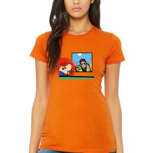 6004_orange_Hey Women’s 6004 Orange Hey T-shirt