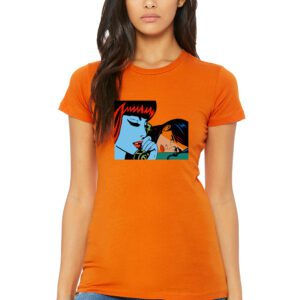 6004_orange_Not worth it Women’s 6004 Orange It's Not worth it T-shirt