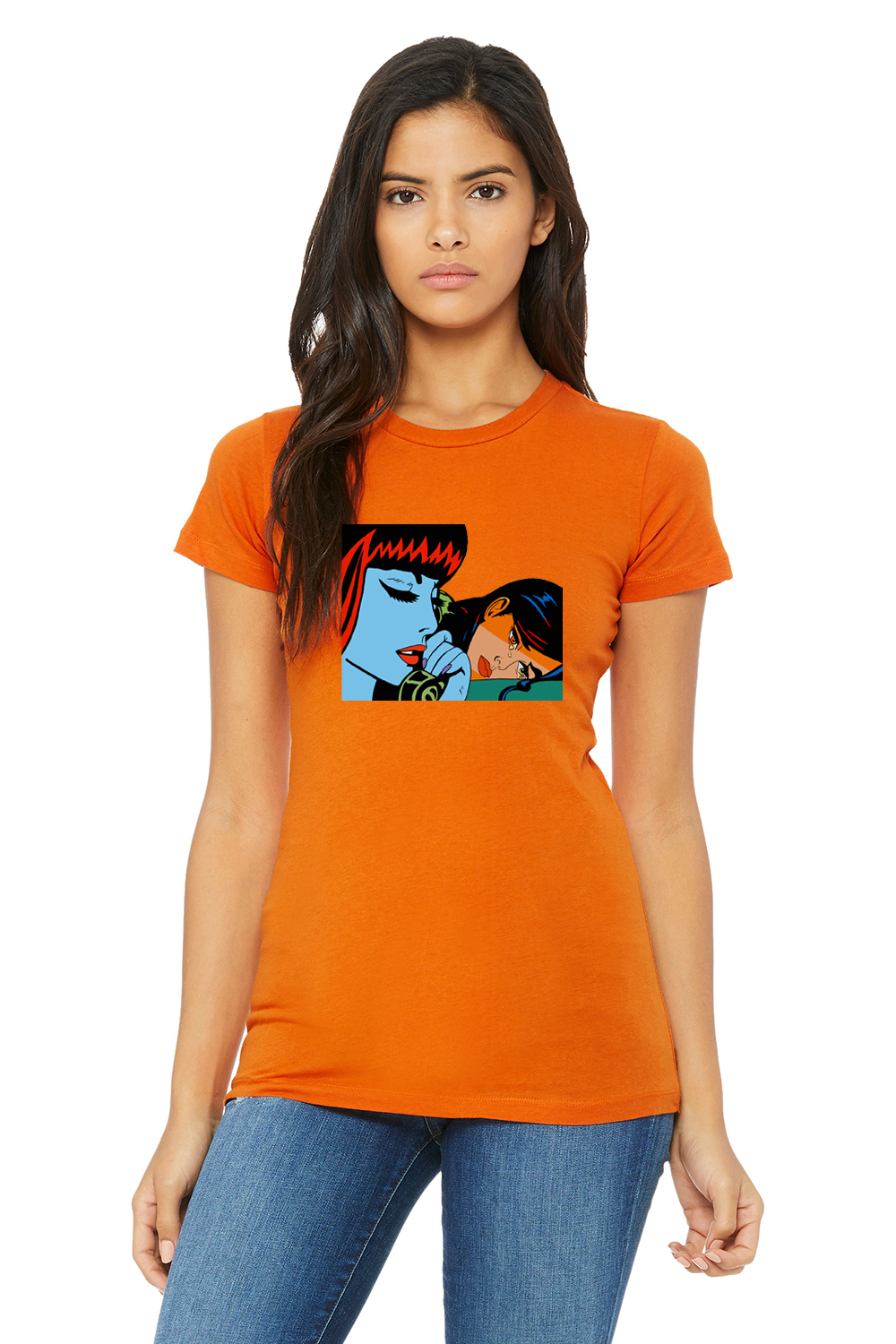 Women’s 6004 Orange It's Not worth it T-shirt