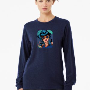3501_Navy_F_Nightshade Unisex 3501 Navy Nightshade T-shirt