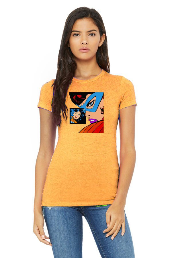 Women’s 6004 Gold Why can't you see me? T-shirt