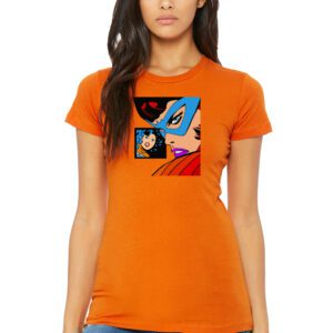 6004_orange_1_Why can’t you see me? Women’s 6004 Orange Why can't you see me? T-shirt