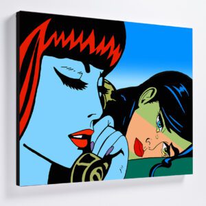 It’s not worth it canvas Interactions "It's not worth it" Canvas Print 76x61cm