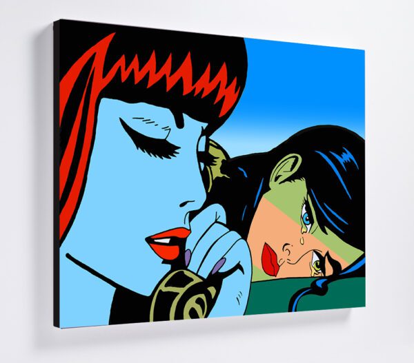 Interactions "It's not worth it" Canvas Print 76x61cm