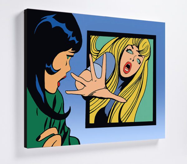 Interactions "No!" Canvas Print 76x61cm