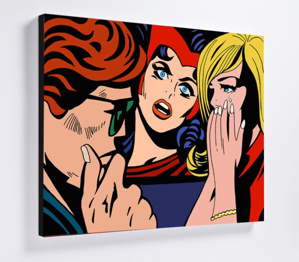 Interactions "Really!" Canvas Print 76x61cm