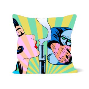 prodigi-linen-18×18-cushion-smoking gun Interactions "Smoking Gun" Cushion