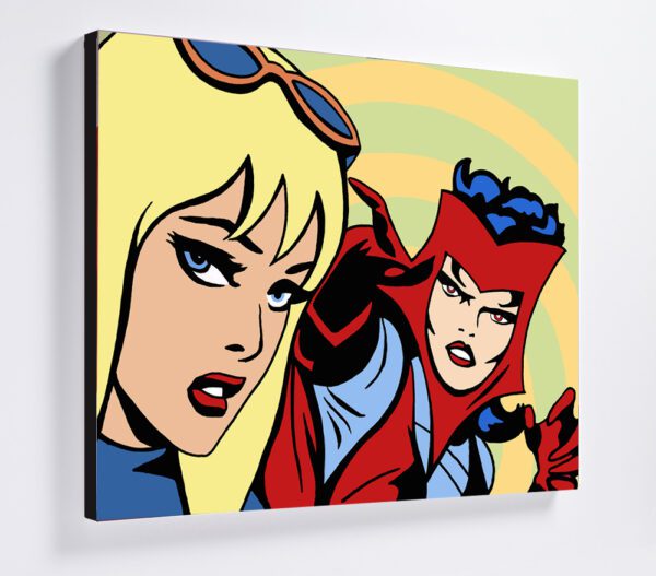 Interactions "The finger points" Canvas Print 76x61cm