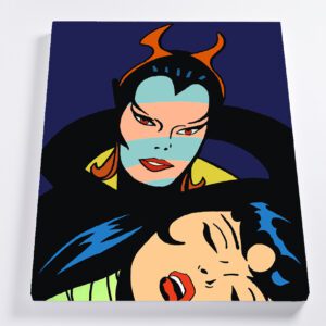 Watching over canvas Interactions "Watching over" Canvas Print 76x61cm