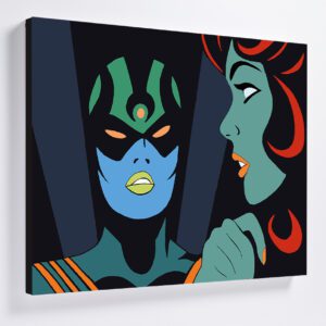 Interactions "Are you sure?" Canvas Print 76x61cm