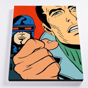 Interactions "Right" Canvas Print 86x66cm
